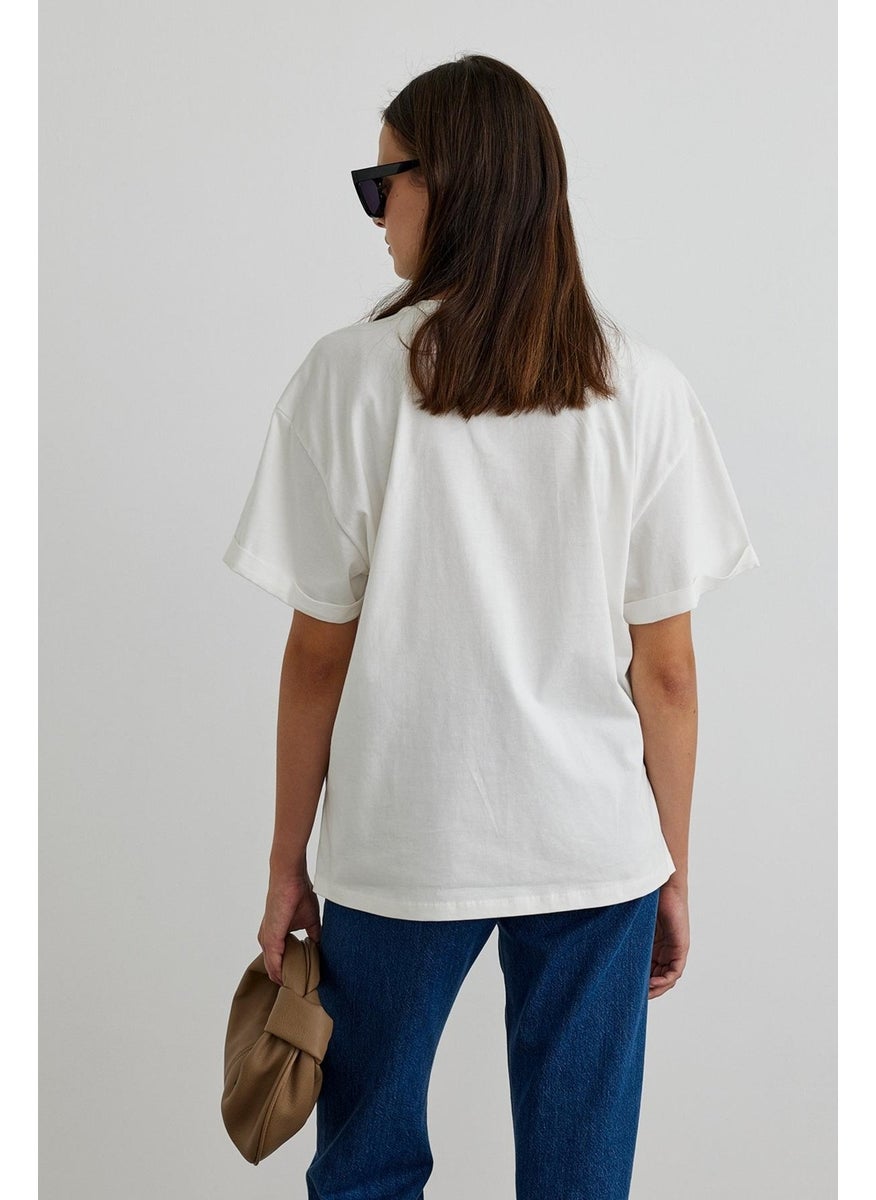 White Day Printed T-Shirt