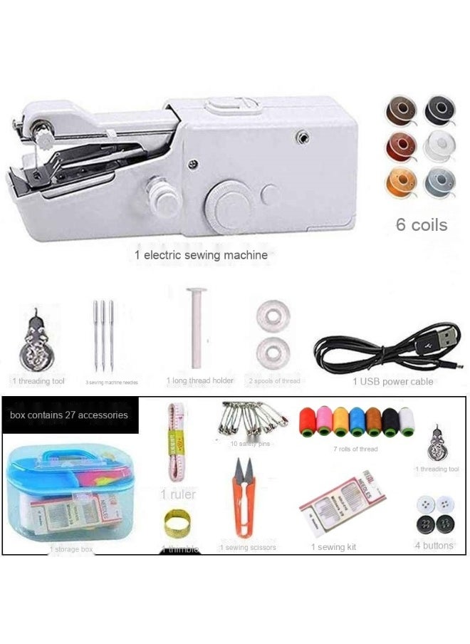 Home Multifunction Handheld Electric Sewing Machine Set