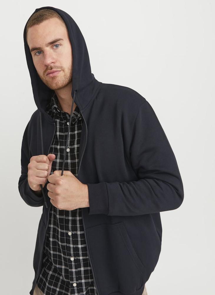 Plus Size Zip Through Hoodie