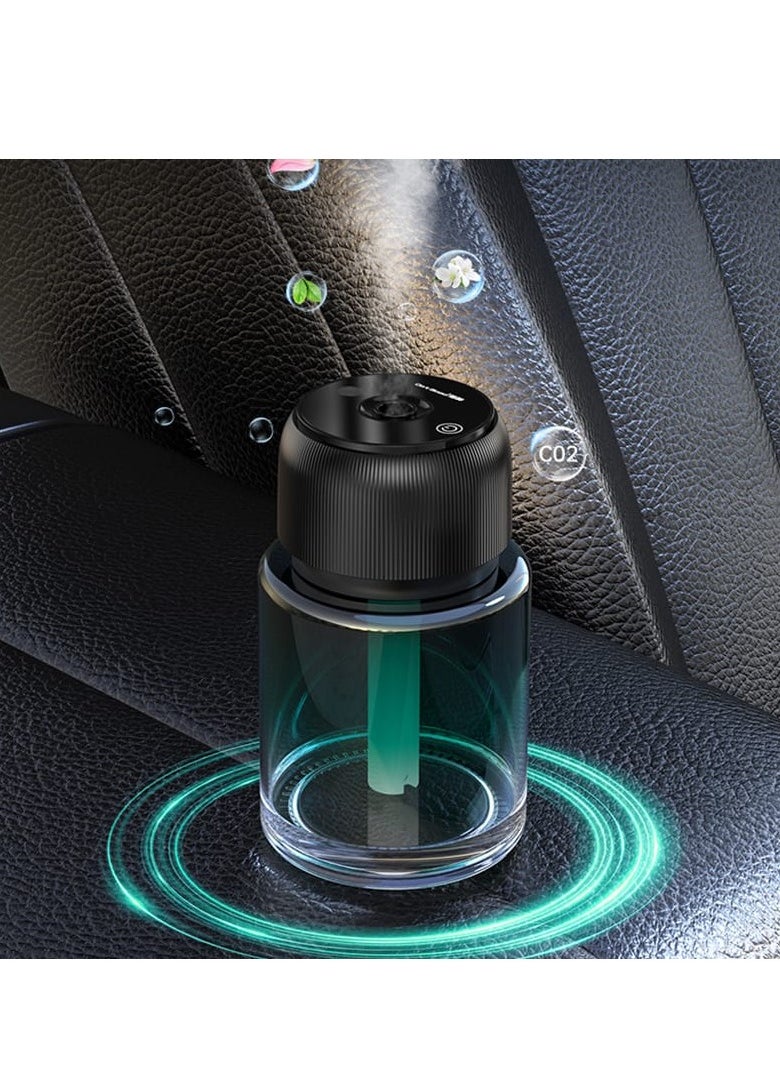 Rechargeable car perfume diffuser with long lasting perfume atomizer