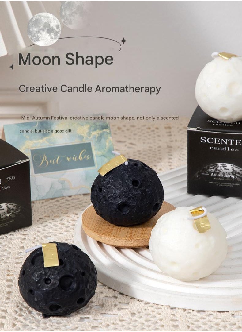 Lunar Aromatherapy Candle Fragrance Creative Companion Gift Simulation Shaped Ornament Batch(Ebony Sandalwood Fragrance)