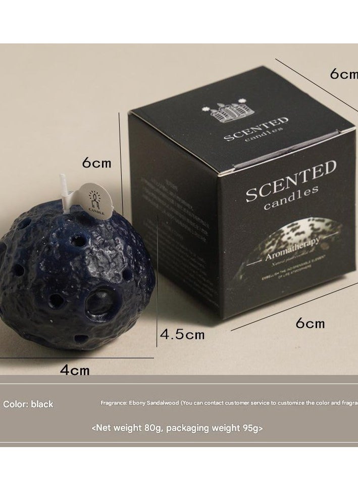 Lunar Aromatherapy Candle Fragrance Creative Companion Gift Simulation Shaped Ornament Batch(Ebony Sandalwood Fragrance)