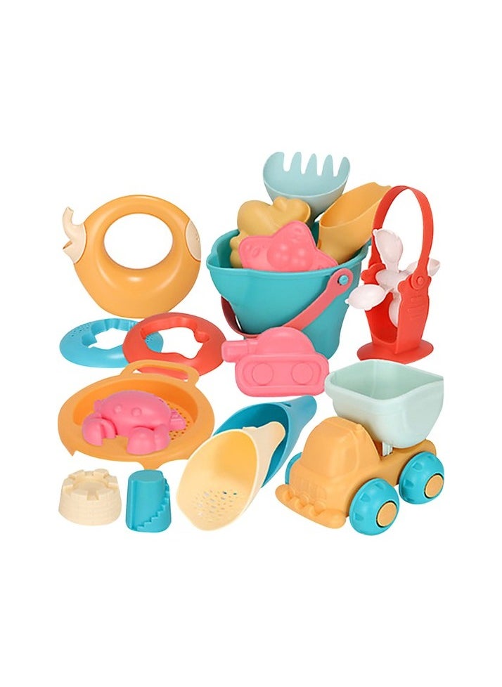 17 Piece Beach Toy Sand Set Colour:Blue Age:2 - 6 years