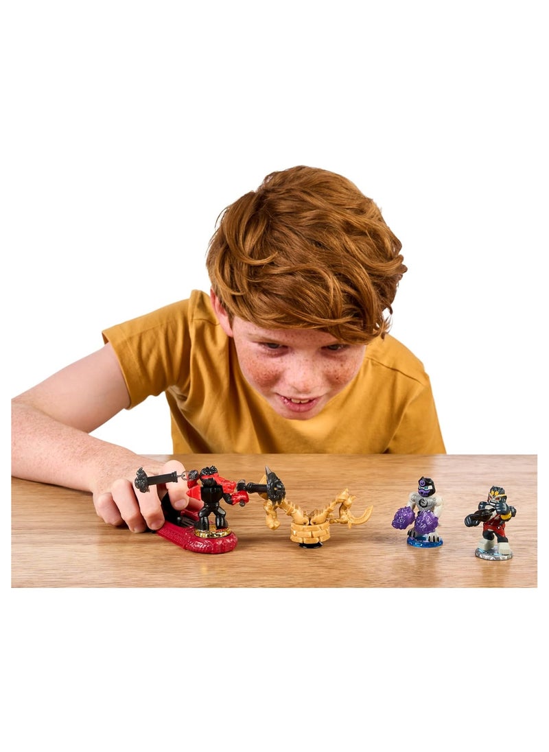 Bite Strike Starter Pack | Action Figures with Battle Arena, Accessories, and Bite Strike Action for Kids | Includes Warrior Figures for Ultimate Combat Fun