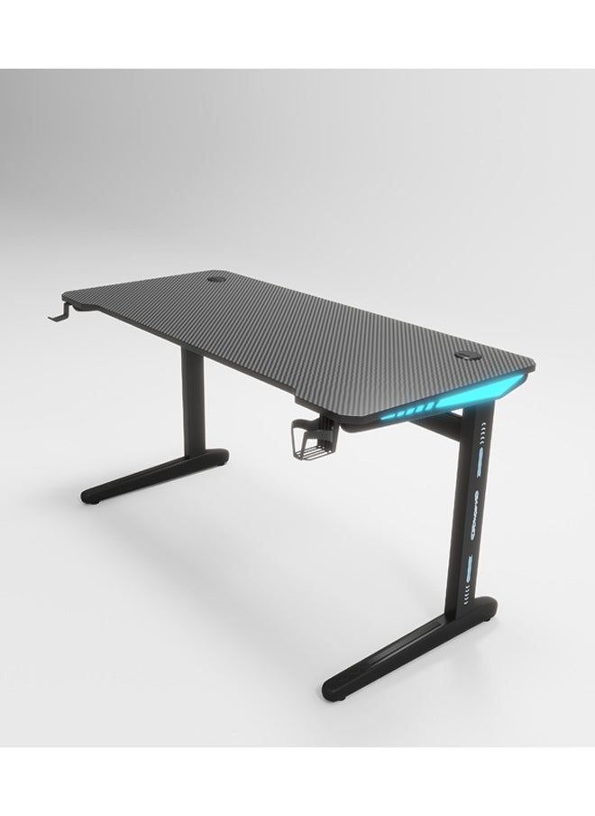 Ergonomic Gaming and Computer Desk with LED Lights 120 CM