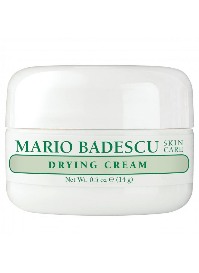 Mario Badescu Drying Cream for Combination & Oily Skin | Clarifying Cream that Targets Bumps and Spots | Formulated with Sulfur & Zinc Oxide | 0.5 Ounce (Pack of 1)