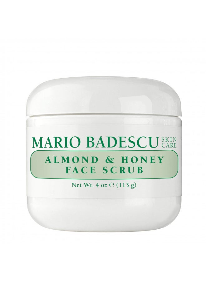 Mario Badescu Almond & Honey Face Scrub, 4 Ounce (Pack of 1)