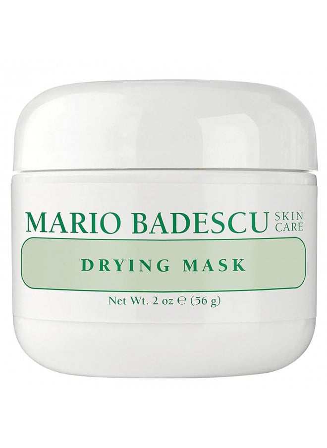 Mario Badescu Drying Mask for All Skin Types |Clarifying Mask that Eliminates Oil |Formulated with Sulfur & Zinc Oxide| 2 Ounce (Pack of 1)