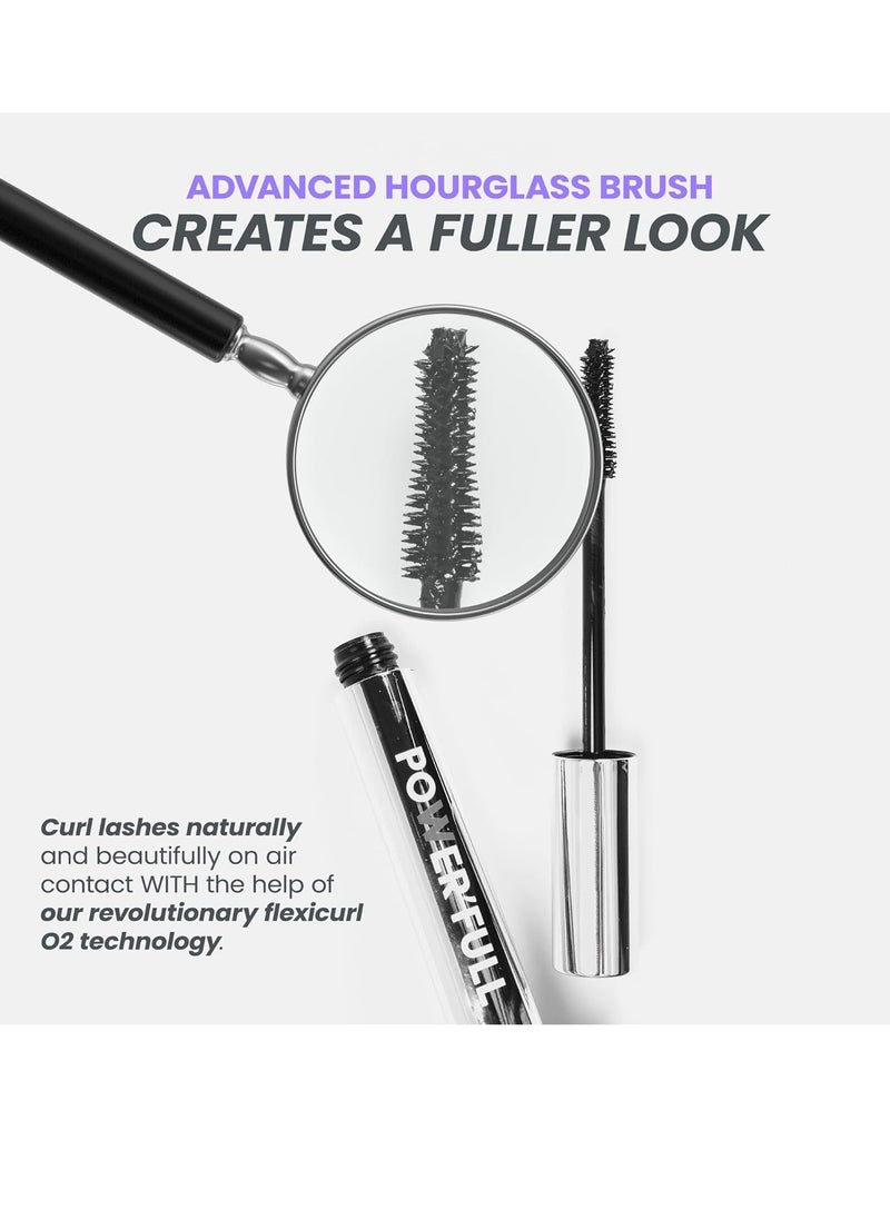 Black Mascara for Volume Length and Curl Lengthening Volumizing Lash Mascara and Smudge Proof Eyelash Mascara