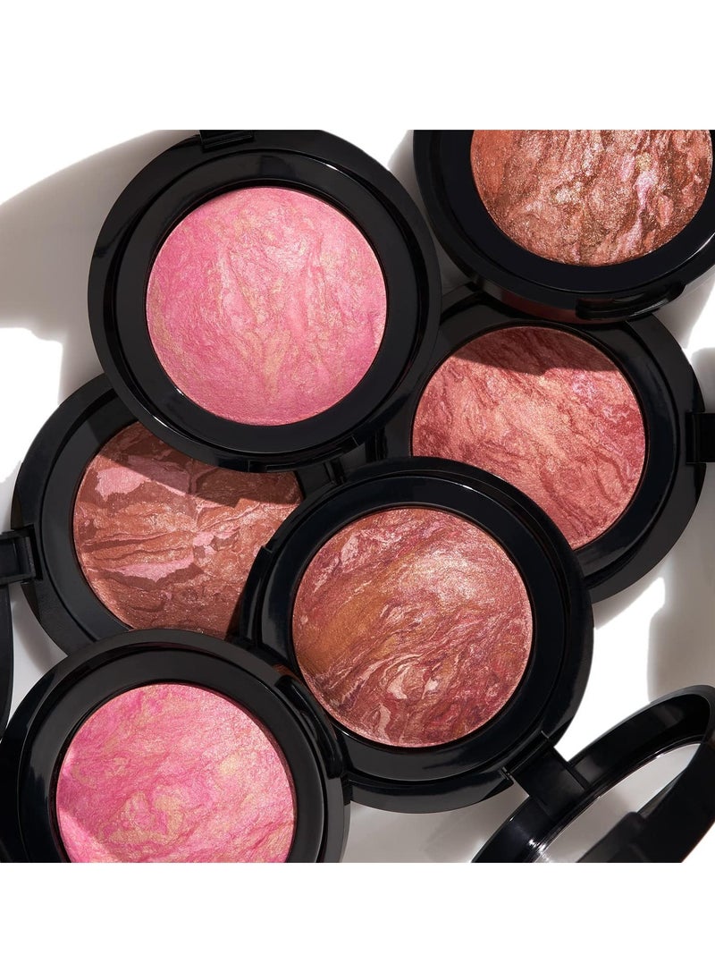 NEW YORK Baked Blush n Brighten Marbleized Blush Sunlit Rose Creamy Lightweight Natural Finish