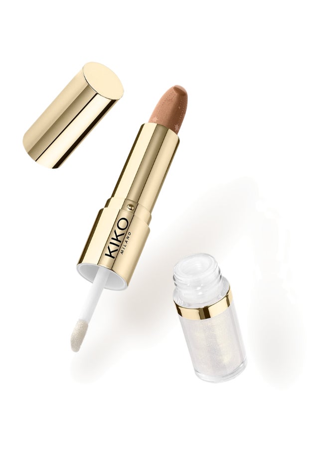 Holiday Wonderlights Festive Duo Lipstick And Gloss Dazzling Chestnut