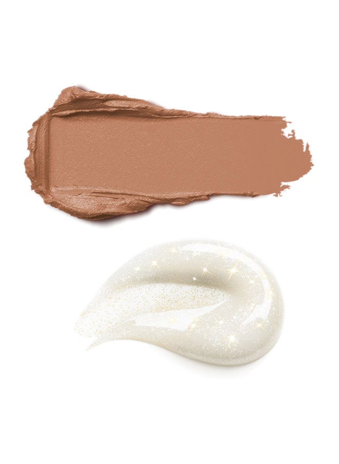 Holiday Wonderlights Festive Duo Lipstick And Gloss Dazzling Chestnut