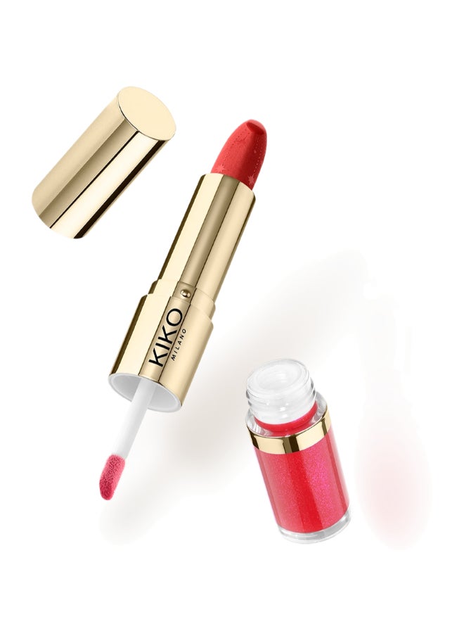 Holiday Wonderlights Festive Duo Lipstick And Gloss Fancy Red