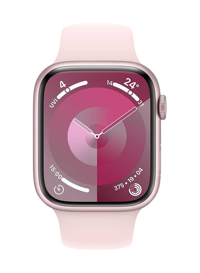 Renewed - Watch Series 9 GPS 41mm Pink Aluminium Case With Sport Band Pink