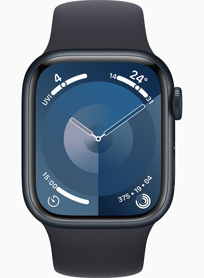 Renewed - Watch Series 9 GPS + Cellular 45mm Aluminium Case With Sport Band Midnight