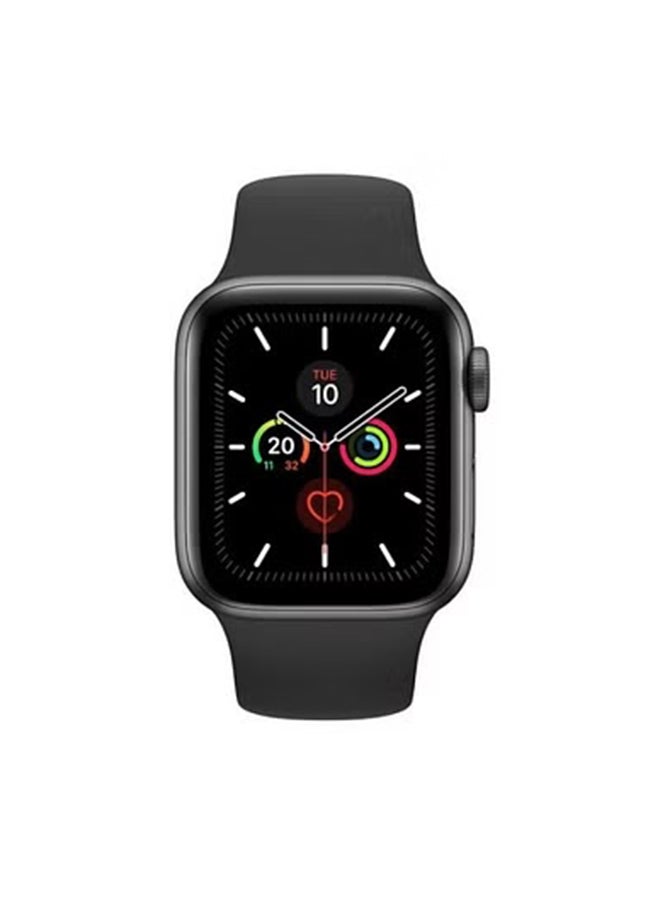 Renewed - Watch Series 5 GPS 44mm Aluminum Case With Black Sport Band Space Grey