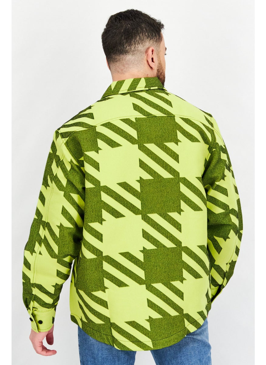 Men Regular Fit Long Sleeve Printed Casual Shirt, Multicolor