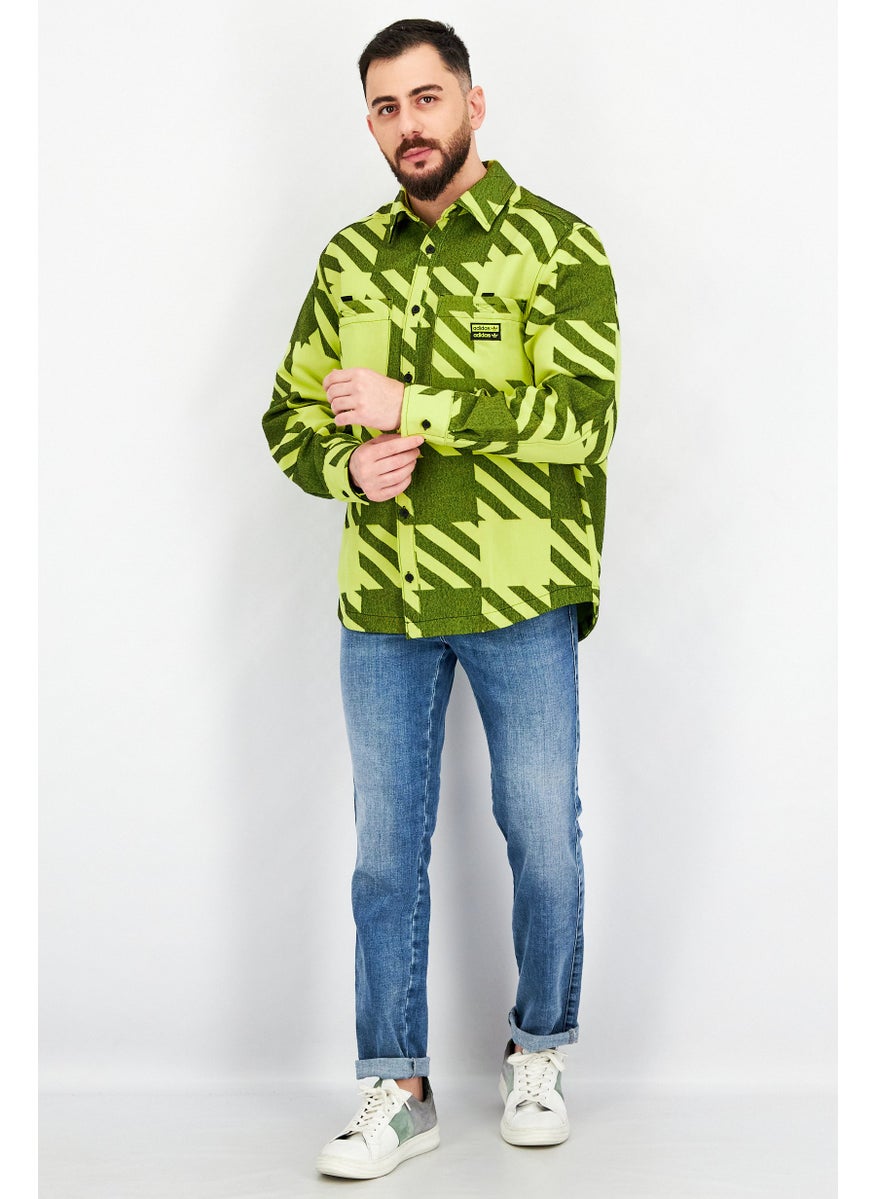 Men Regular Fit Long Sleeve Printed Casual Shirt, Multicolor