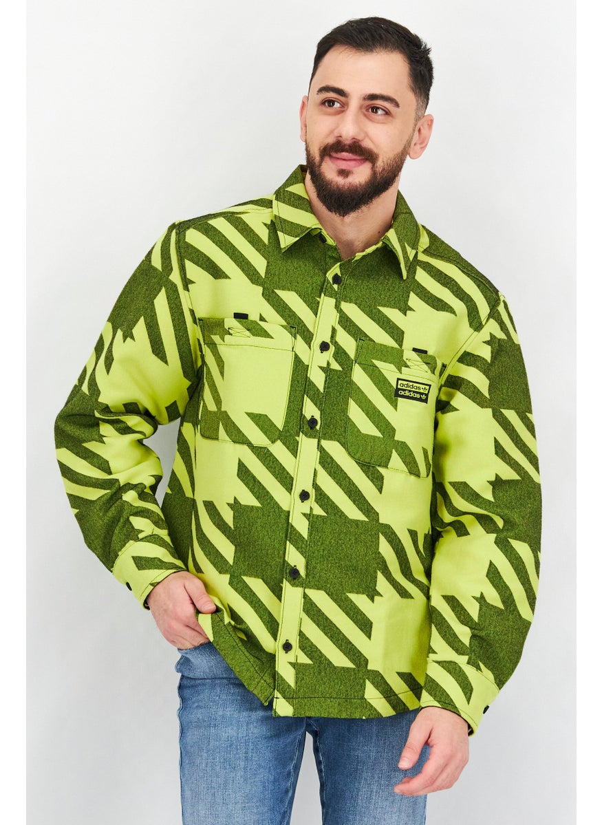 Men Regular Fit Long Sleeve Printed Casual Shirt, Multicolor