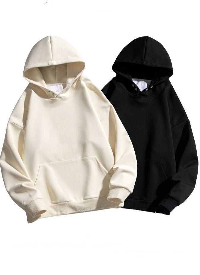 2024 Autumn New Hooded Solid Color Hoodie