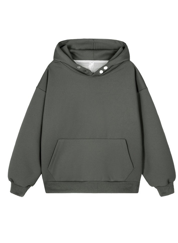 2024 Autumn New Hooded Solid Color Hoodie