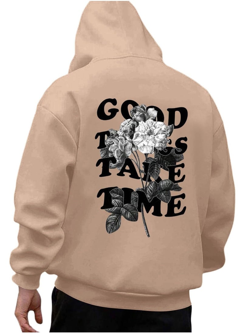 New Oversized Loose Hooded Sweatshirt