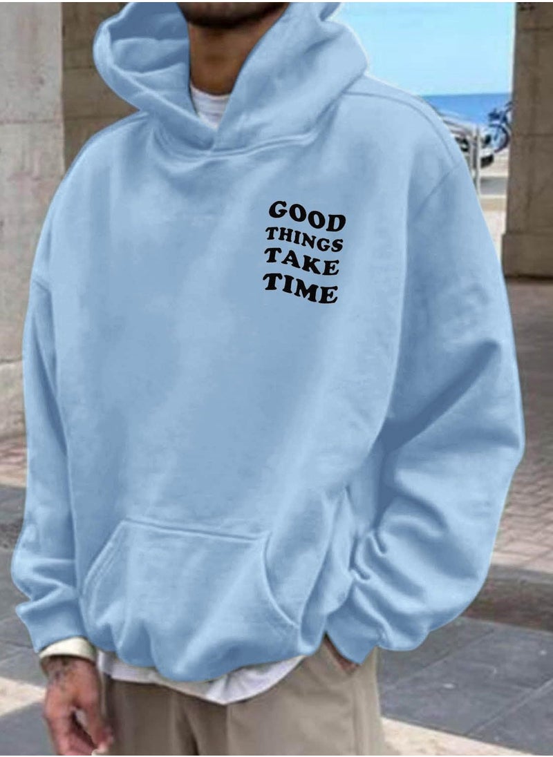 New Oversized Loose Hooded Sweatshirt