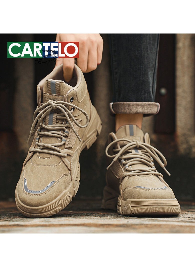 New CARTELO Fashion High Top Outdoor Work Boots