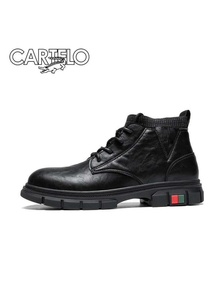 New CARTELO Fashion High Top Outdoor Work Boots