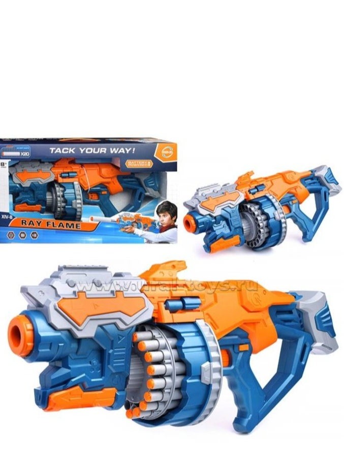 Toy Gun Pistol Gun with Soft Bullets 20 Shots Automatic for Kids FJ8004