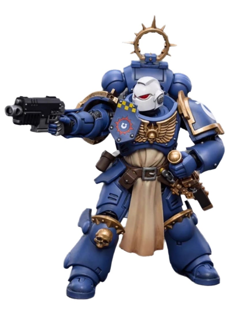 JOYTOY Warhammer 40,000 Action Figure, Ultramarines - Sword Guard Veteran 03, 4.7 Inch 1/18 Warhammer 40K Series Model, Unisex, Adult, New Year Festival, Birthday Gift, Suitable for Children 15 Years Old and Above