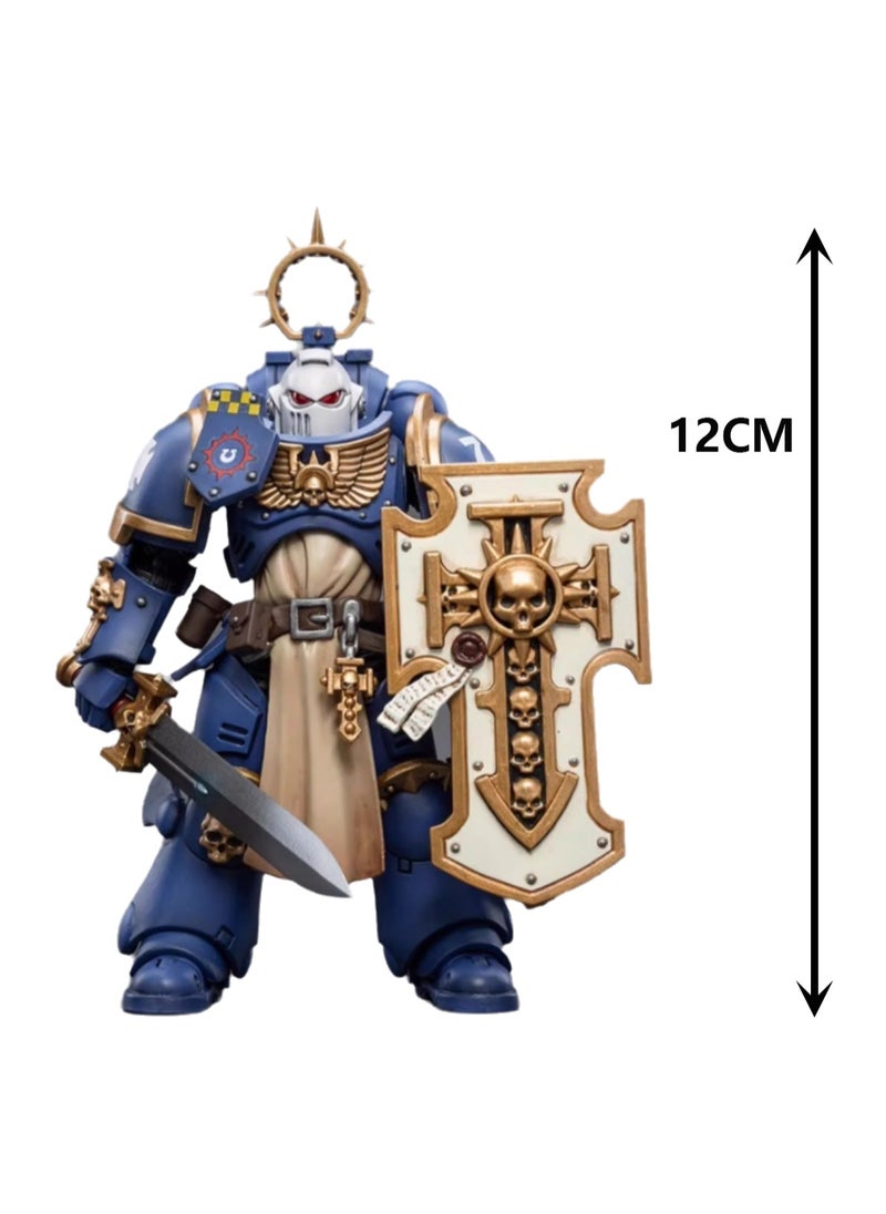 JOYTOY Warhammer 40,000 Action Figure, Ultramarines - Sword Guard Veteran 03, 4.7 Inch 1/18 Warhammer 40K Series Model, Unisex, Adult, New Year Festival, Birthday Gift, Suitable for Children 15 Years Old and Above