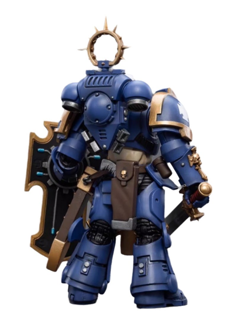 JOYTOY Warhammer 40,000 Action Figure, Ultramarines - Sword Guard Veteran 03, 4.7 Inch 1/18 Warhammer 40K Series Model, Unisex, Adult, New Year Festival, Birthday Gift, Suitable for Children 15 Years Old and Above