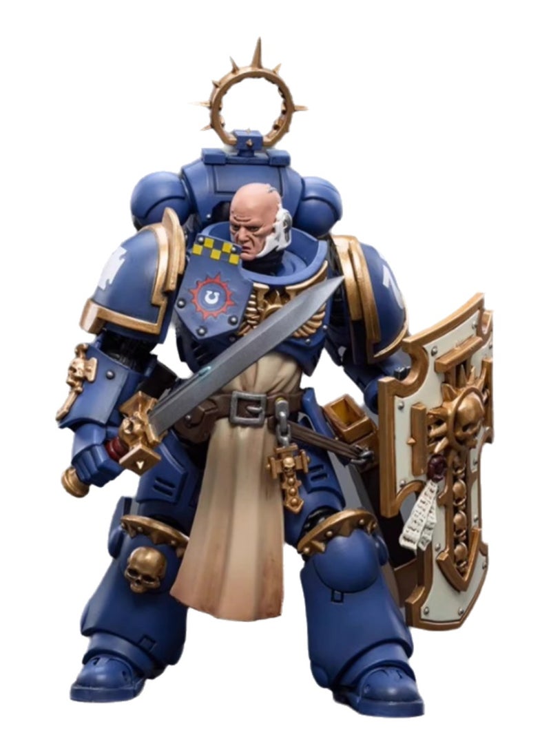 JOYTOY Warhammer 40,000 Action Figure, Ultramarines - Sword Guard Veteran 03, 4.7 Inch 1/18 Warhammer 40K Series Model, Unisex, Adult, New Year Festival, Birthday Gift, Suitable for Children 15 Years Old and Above