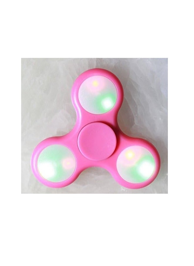 Led Light Hand Fidget Spinner Toys, Set of 8, Assorted Colours