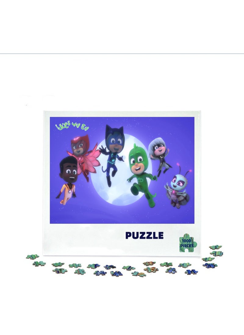 1000-Piece PJ Masks Animated Characters Puzzle