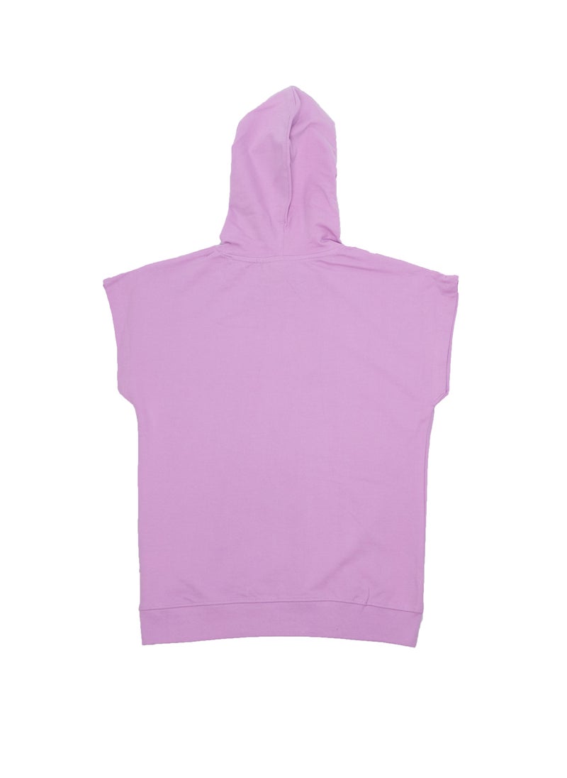 Stranger Things - Girls Sleeveless Hooded Sweat Top