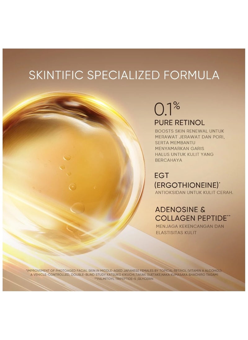 Retinol Skin Renewal Serum Face Brightening Firming Anti-Aging Serum Skincare Retinol Serum 20ml