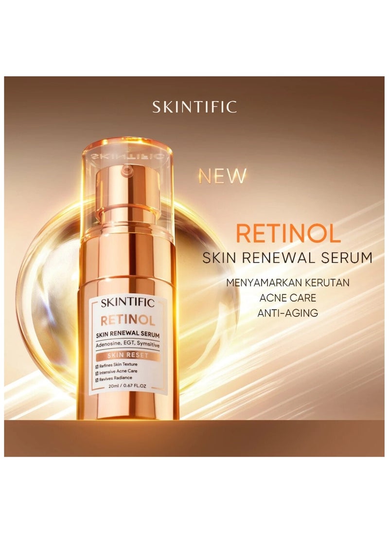 Retinol Skin Renewal Serum Face Brightening Firming Anti-Aging Serum Skincare Retinol Serum 20ml