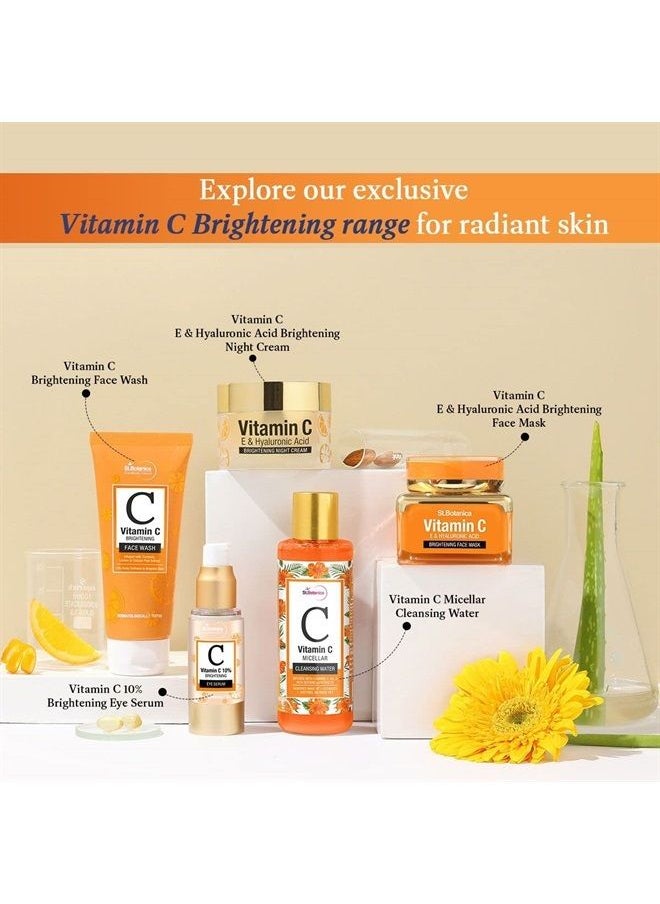 StBotanica Vitamin C, E & Hyaluronic Acid DePigmentation Cream, 50g - Brightening & Tan Removal