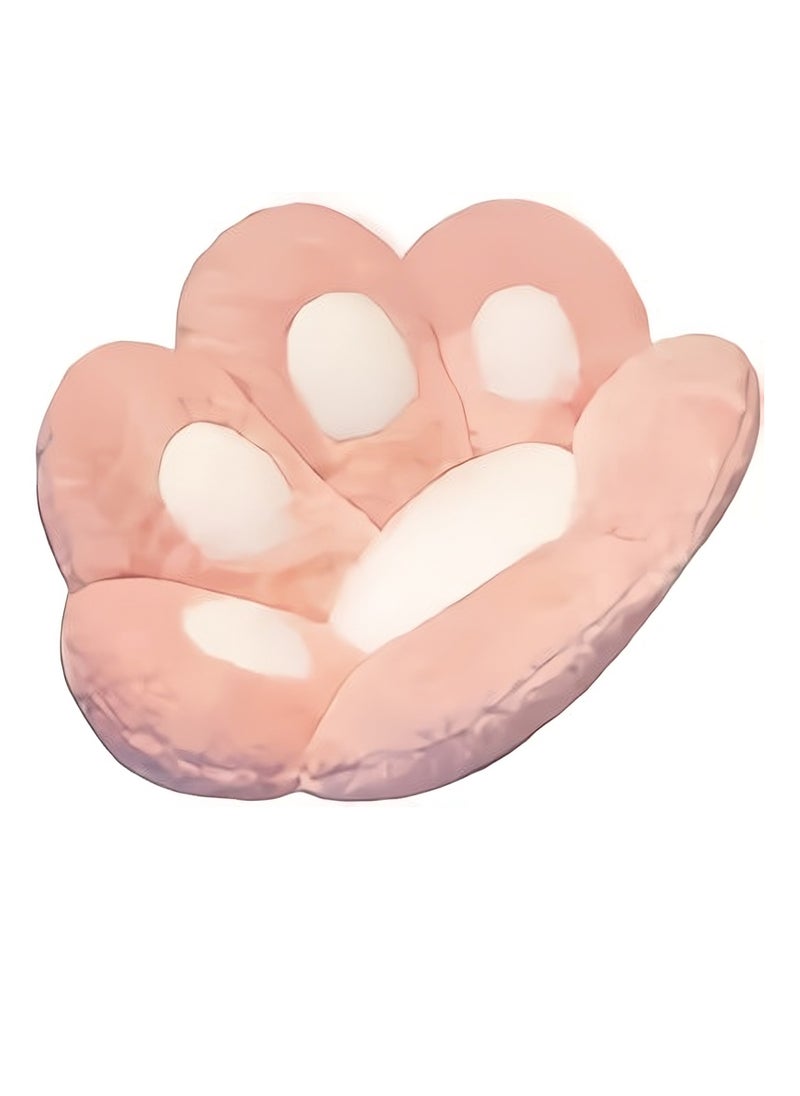 Cat Paw Cushion, Soft Lazy Sofa Kawaii Bear Paw Pillows, Durable And Comfortable Stuffed Floor Cushion, Easy To Clean Long Lasting Chair Cushion For Home And Office, (1pc, Pink)