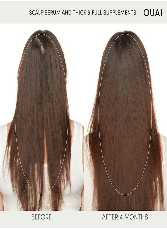 OUAI Scalp Serum for Thicker, Fuller Hair - Nourishing Treatment for Healthy Hair Growth - 60ml