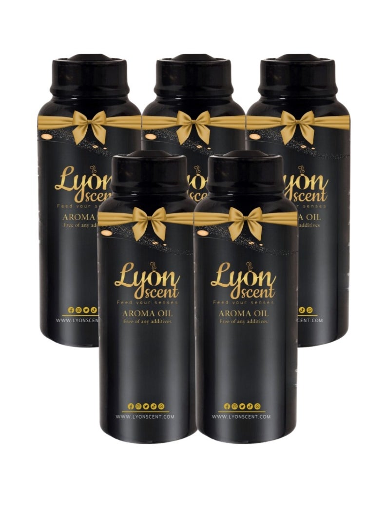 Lyon Scent Aroma Oil 500ml for 5 bottles, Air Freshener refills, Diffuser Aroma, Fragrance Oil