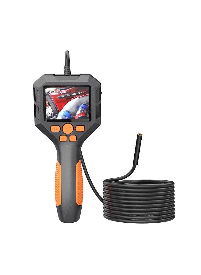 Industrial Endoscope 1080P Digital Borescope IP68 Waterproof Snake Scope Camera Electronic Camera Video Picture Taking Handheld Inspection Camera with 2.8-inch IPS Screen with LED Light for Pipeline Vehicle Inspection