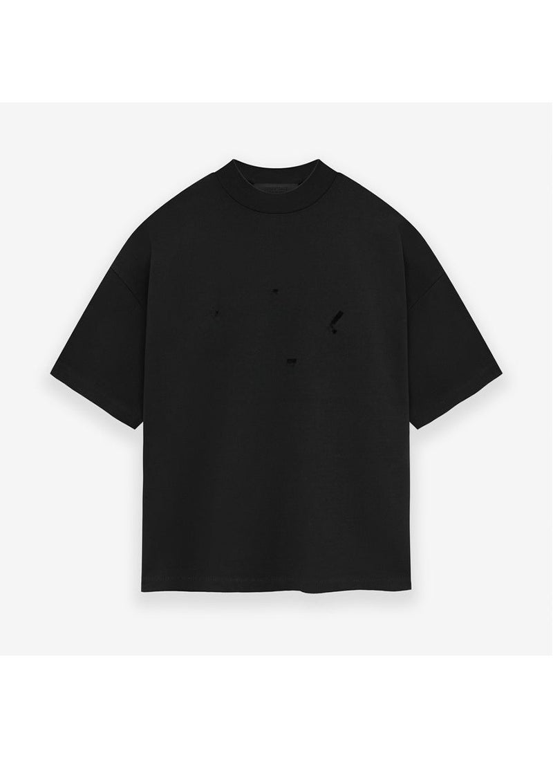 2024 SS Thick Board Short Sleeve Tee 380GSM ink black