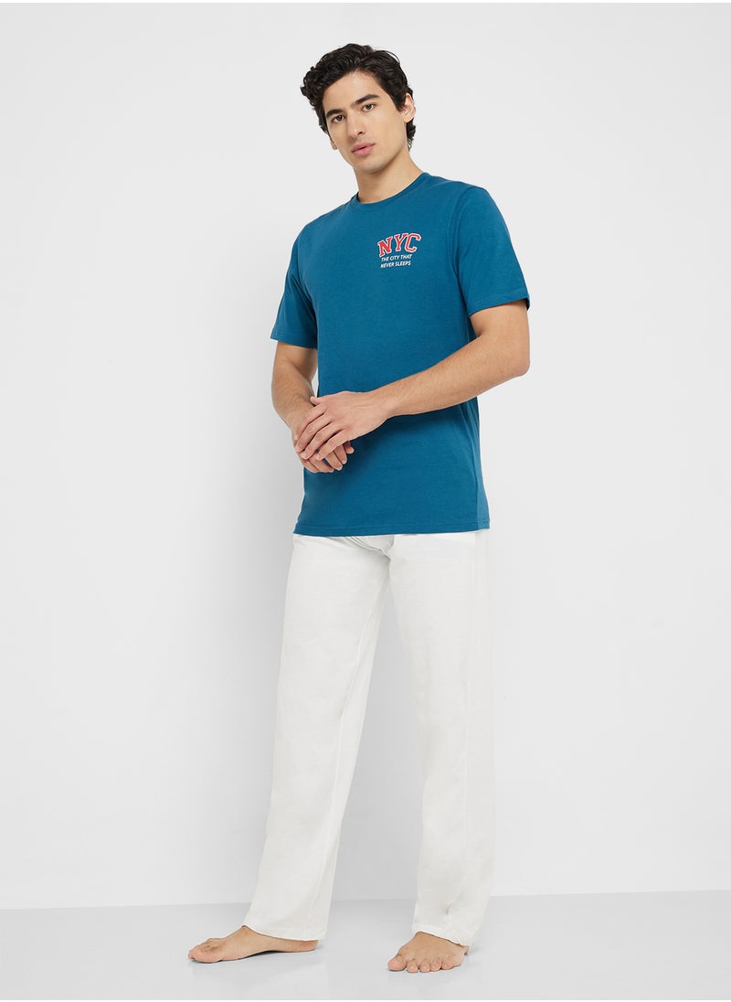 Nightwear T-Shirt & Pants Sets