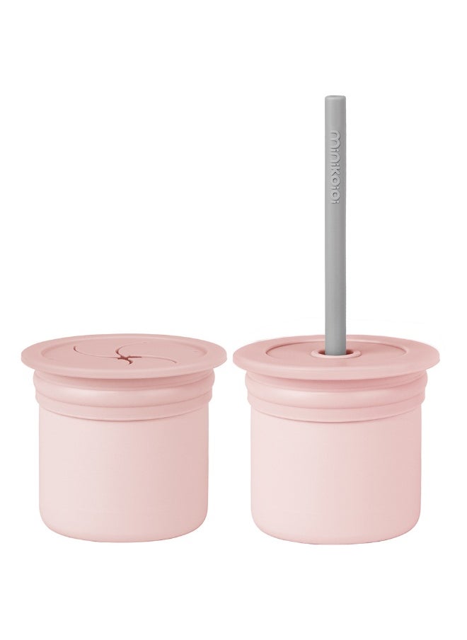 Sip And Snack  Pinky Pink/Powder Grey