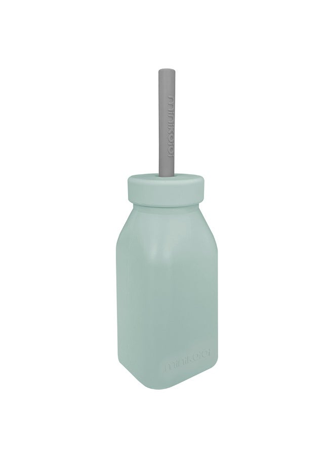 Bottle And Straw  River Green/Powder Grey