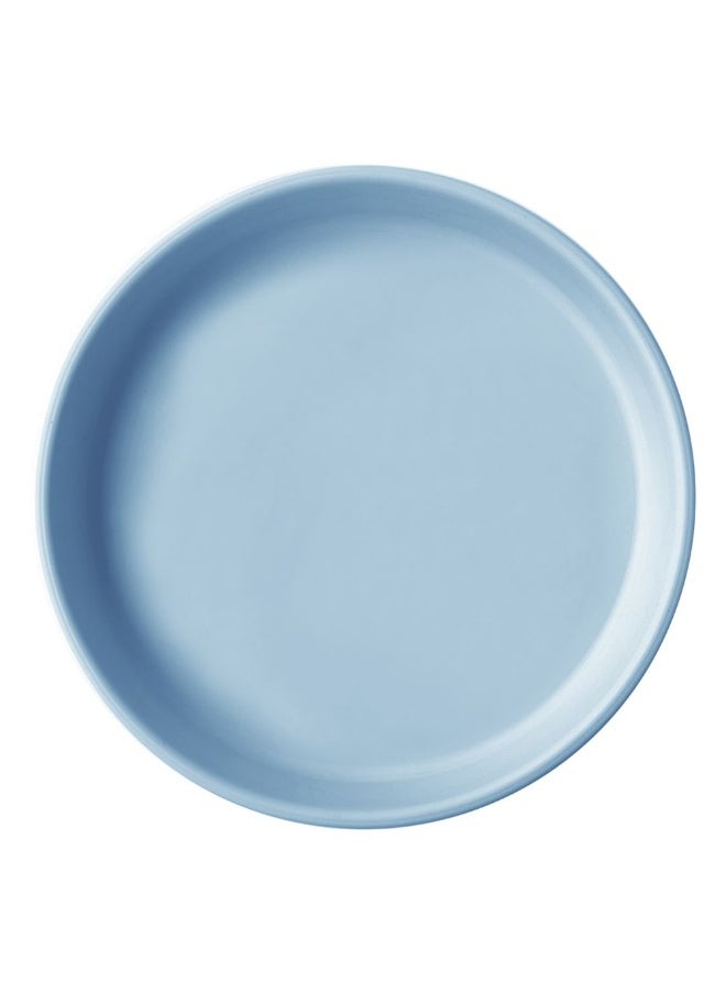 Basics Plate  Mineral Blue