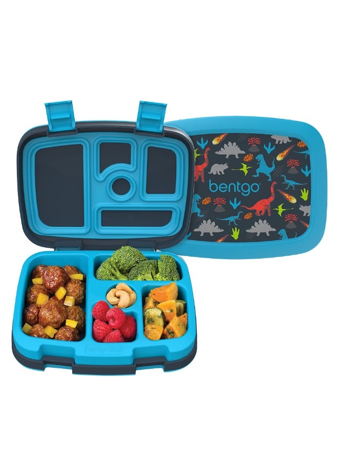 5 Compartments Kids Prints Lunchbox  Dinosaur